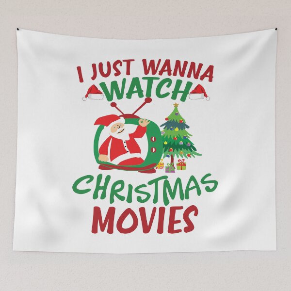 Item preview, I Just Wanna Watch Christmas Movies Family Xmas Gift designed and sold by happy gift art.