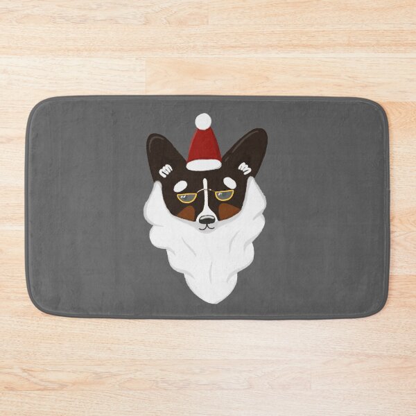 Item preview, Welsh corgi Santa Claus black with tan points designed and sold by gavayka.