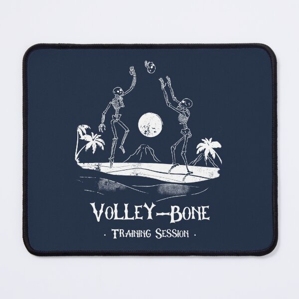 Item preview, Divertidos esqueletos de Halloween jugando voley Bone - Sesión de entrenamiento de voley Bone designed and sold by MSistersDesigns.