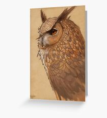 Hibou Greeting Card