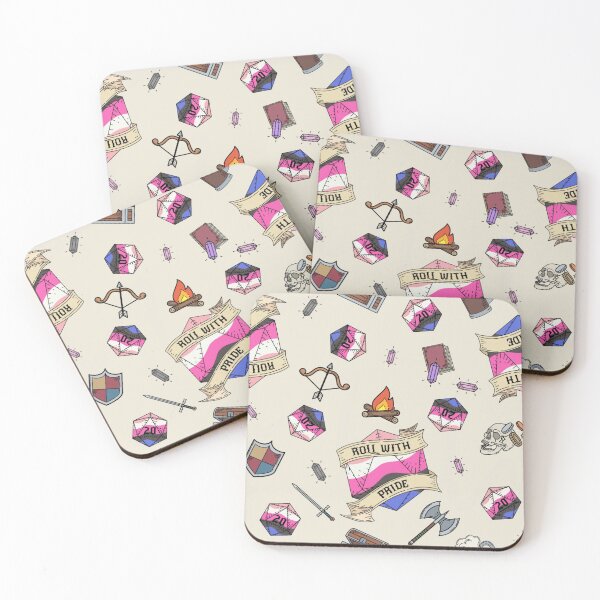 Item preview, Roll with Pride - Gender Fluid designed and sold by CritHappensDice.
