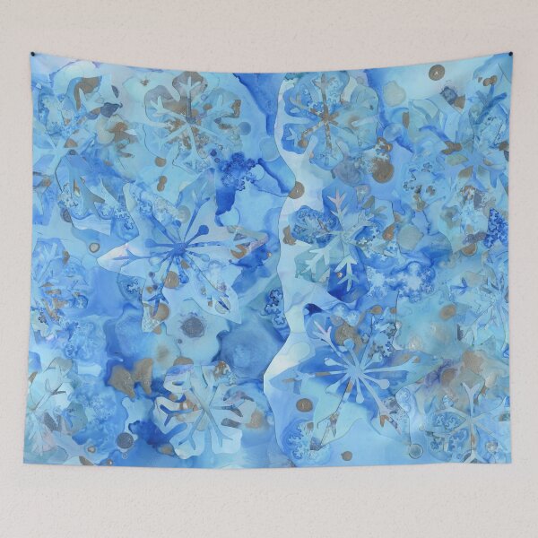 Item preview, Frozen Lake Snowflakes designed and sold by LymphomaLass.