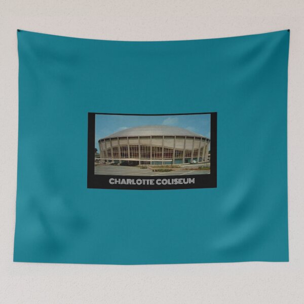 Item preview, Charlotte Coliseum-Teal designed and sold by DeadStadium.