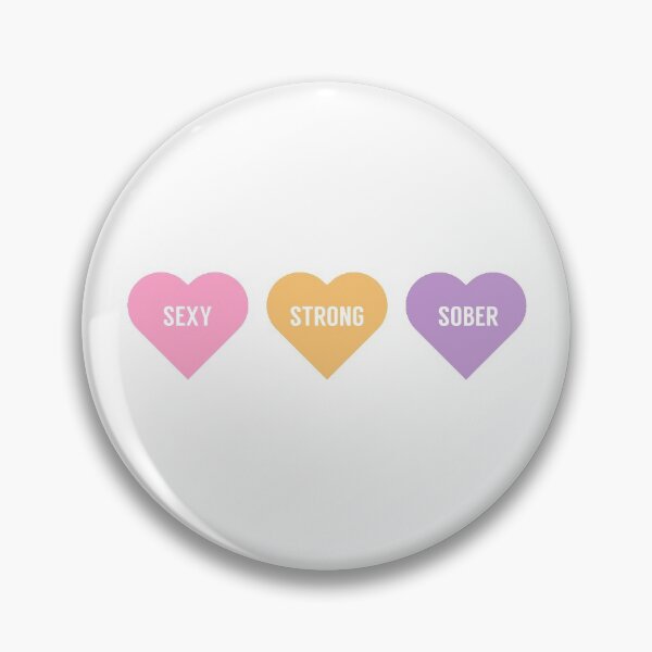 Item preview, Sexy strong sober proud woman soberversary from the heart designed and sold by portrait4you.