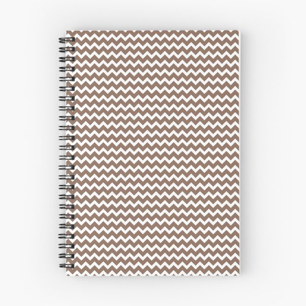 Item preview, Mid-tone Brown and White Zig Zag Line Pattern Pairs Dunn & Edwards 2022 Color of the Year Art & Craft DET682 - Colour Trends - Hue - Shade designed and sold by ColorOfTheYears.