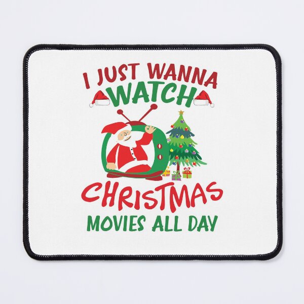 Item preview, I Just Wanna Watch Christmas Movies all day Family Xmas Gift designed and sold by happy gift art.