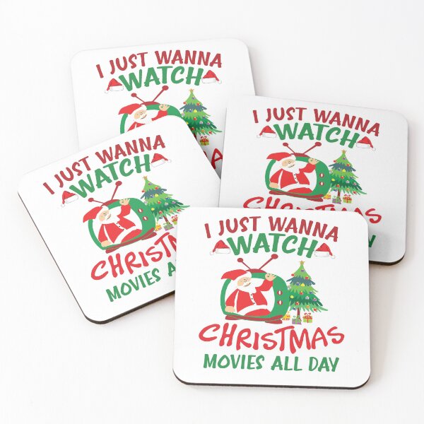 Item preview, I Just Wanna Watch Christmas Movies all day Family Xmas Gift designed and sold by happy gift art.