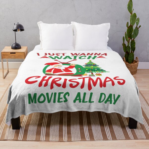 Item preview, I Just Wanna Watch Christmas Movies all day Family Xmas Gift designed and sold by happy gift art.
