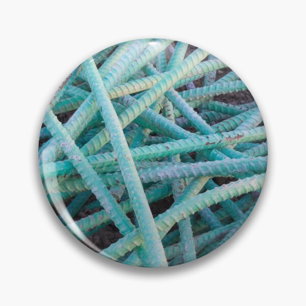 Item preview, Green Rebar in a Pile at an Infrastructure Project designed and sold by Bill Spengler's Photographic Thoughts.