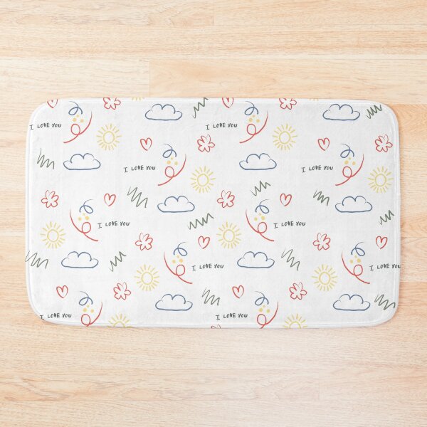 Item preview, Funny kids drawing. I love you. designed and sold by Violonchella.