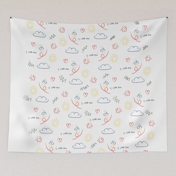 Item preview, Funny kids drawing. I love you. designed and sold by Violonchella.