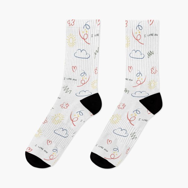 Item preview, Funny kids drawing. I love you. designed and sold by Violonchella.