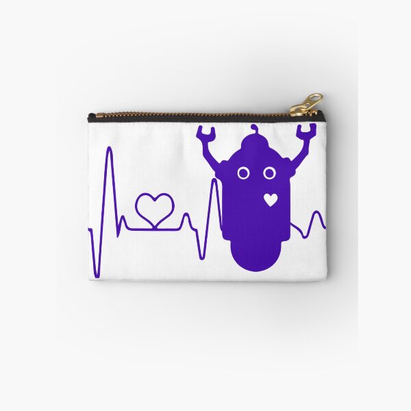 Item preview, Violet Funny Robot Heartbeat Design designed and sold by Red-ElYoubi.