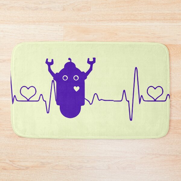 Item preview, Violet Funny Robot Heartbeat Design designed and sold by Red-ElYoubi.