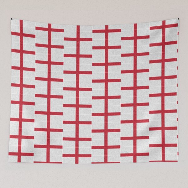 Item preview, Color Sketch Effect Stylised Art St George England Flag Pattern designed and sold by Worldesigns by Artsiren.