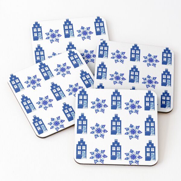 Item preview, Floral Delft Pattern designed and sold by redstitchlab.