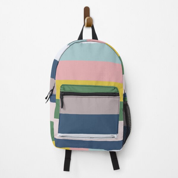 Item preview, Multicolored Stripes Green Blue Pink designed and sold by Jared Davies.