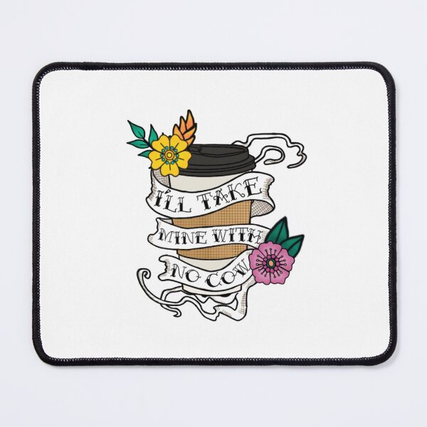 Item preview, No Cow Coffee - Vegan designed and sold by FilthyAnnaMalle.