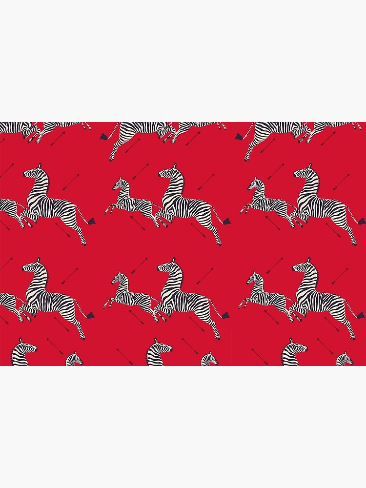 Scalamandré Zebra (red) / The Royal Tenenbaums Bath Mat sold by Chelsey ...