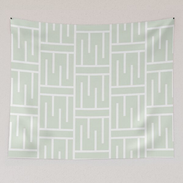 Aperçu de l'œuvre Green and White Minimal Line Art Pattern 3 Pairs PPG 2022 Popular Color Lime Daiquiri PPG1127-1 - Colour Trends - Hue - Shade créée et vendue par ColorOfTheYears.