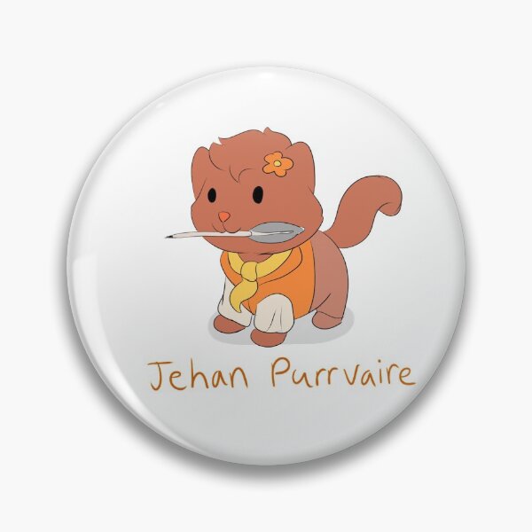 Item preview, Jehan Prouvaire Cat Pun designed and sold by MellowArtStuff.