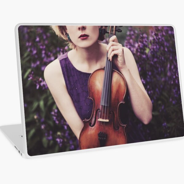 And there was music amongst the flowers. Laptop Skin