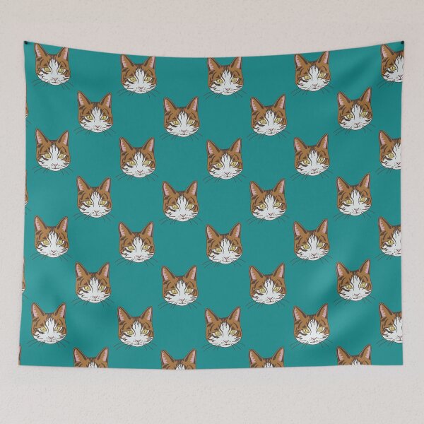 Item preview, Cat Head Pattern designed and sold by okpinsArtDesign.