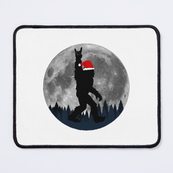 Item preview, Bigfoot Santa Rock and Roll Moon Silhouette designed and sold by Statement-Teez.
