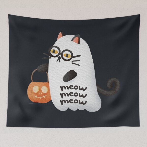 Item preview, Meow I mean Boo - Trick Or Treat Kitten  designed and sold by yourcherryguy.