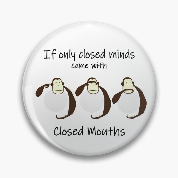 Item preview, If Only Closed Minds Came With Closed Mouths Classic T-Shirt, designed and sold by US50.