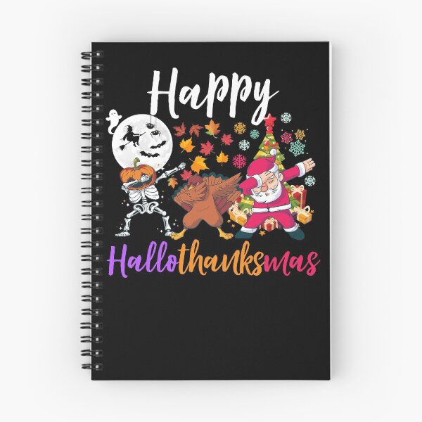 Item preview, Happy Hallothanksmas - Dabbing Halloween Thanksgiving Christmas Gift Idea designed and sold by ohmier.
