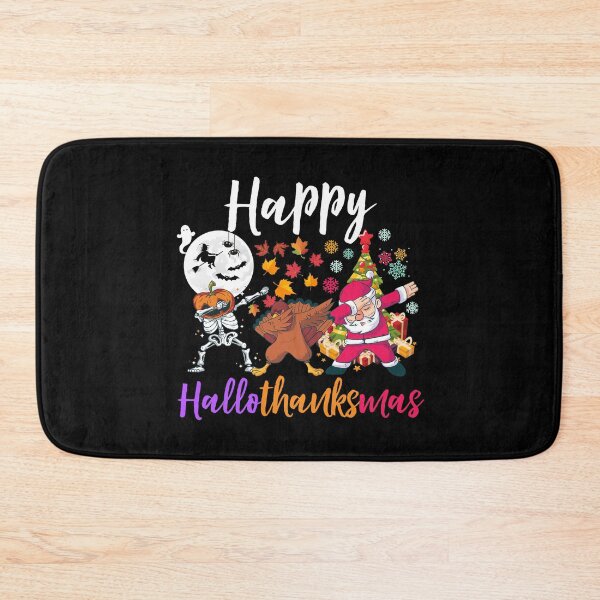 Item preview, Happy Hallothanksmas - Dabbing Halloween Thanksgiving Christmas Gift Idea designed and sold by ohmier.