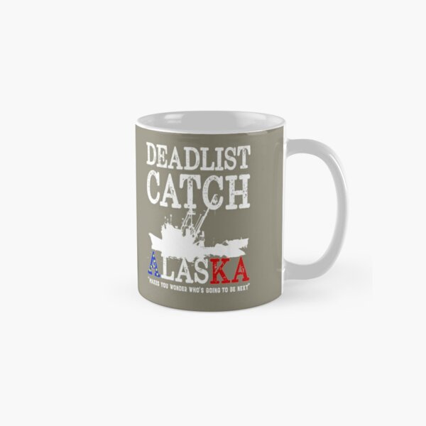 deadliest catch the game white cat mug