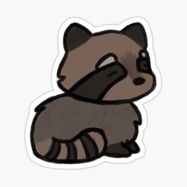Raccoon Sticker