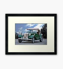 1953 MG TD Roadster Framed Print