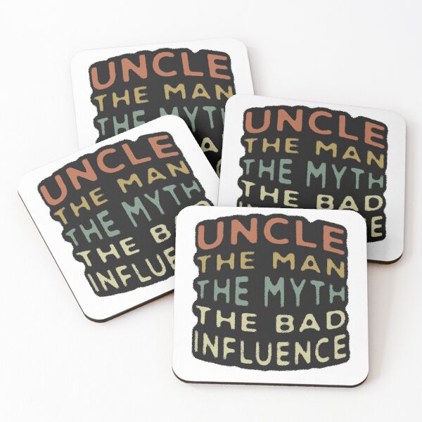Item preview, Mens Vintage Fun Uncle Man Myth Bad Influence designed and sold by csoDesign.