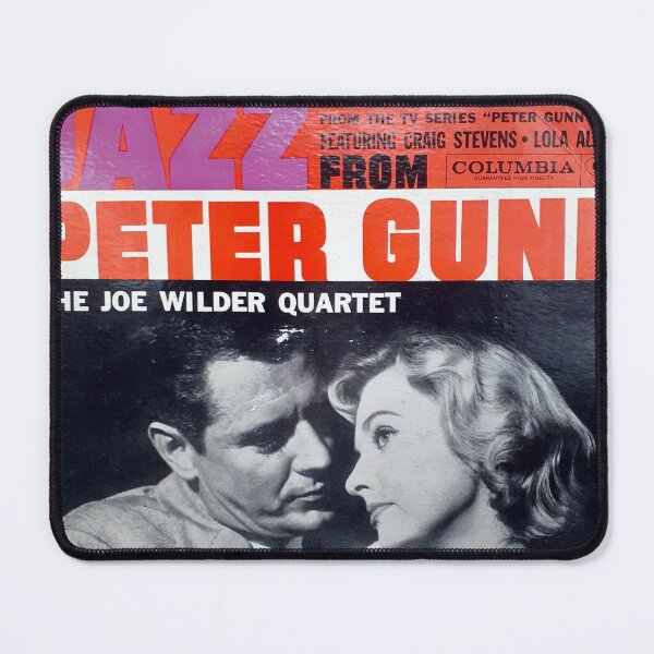 Item preview, Peter Gunn, hardboiled, film noir, detective, 1959, Jazz From "Peter Gunn"", Bop,BeBop, Hard Bop, Jazz, Hi Fi, designed and sold by Vintaged.
