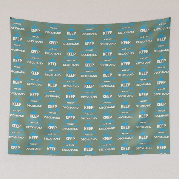 Item preview, Keep Calm and Let Fishing Vessel Deckhand Handle it    designed and sold by fashionablydead.