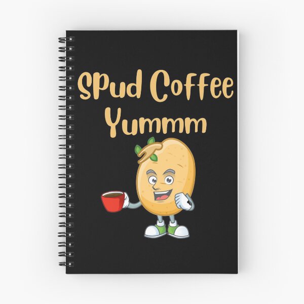Item preview, Cute Spud Potato Drinking Coffee Yummm funny gift design designed and sold by Sheepherder120.
