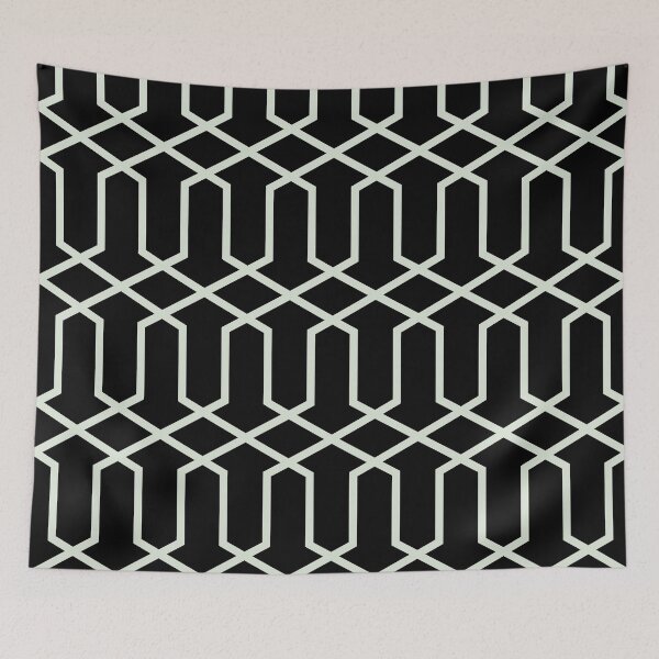 Aperçu de l'œuvre Green and Black Tessellation Line Pattern 10 Pairs PPG 2022 Popular Color Lime Daiquiri PPG1127-1 - Colour Trends - Hue - Shade créée et vendue par ColorOfTheYears.