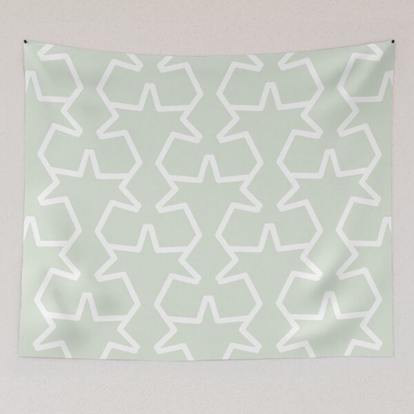 Aperçu de l'œuvre Green and White Tessellation Line Pattern 15 Pairs PPG 2022 Popular Color Lime Daiquiri PPG1127-1 - Colour Trends - Hue - Shade créée et vendue par ColorOfTheYears.