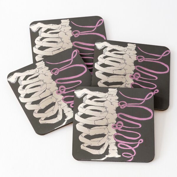 Item preview, skeletal corset drawing designed and sold by evaroller21.