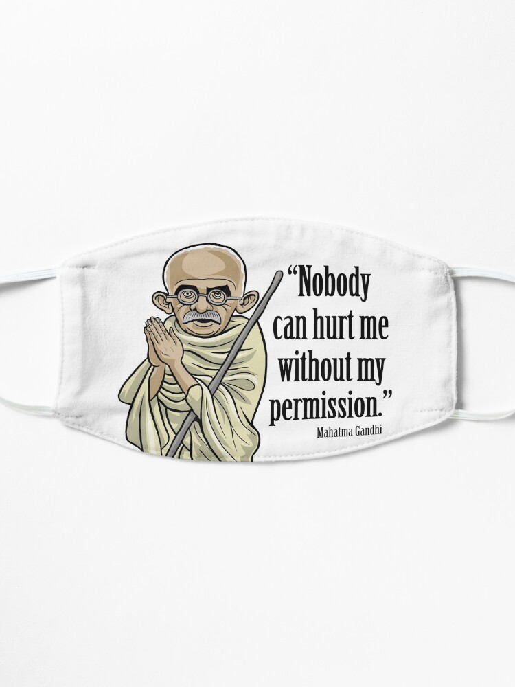 Alternate view of Mahatma Gandhi (1869-1948) Mask