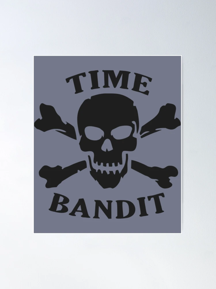 time bandit logo merch all carb no quits  Poster for Sale by  fashionablydead