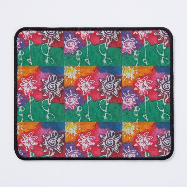 Item preview, Colourful Abstract Flowers designed and sold by WelshStuff.