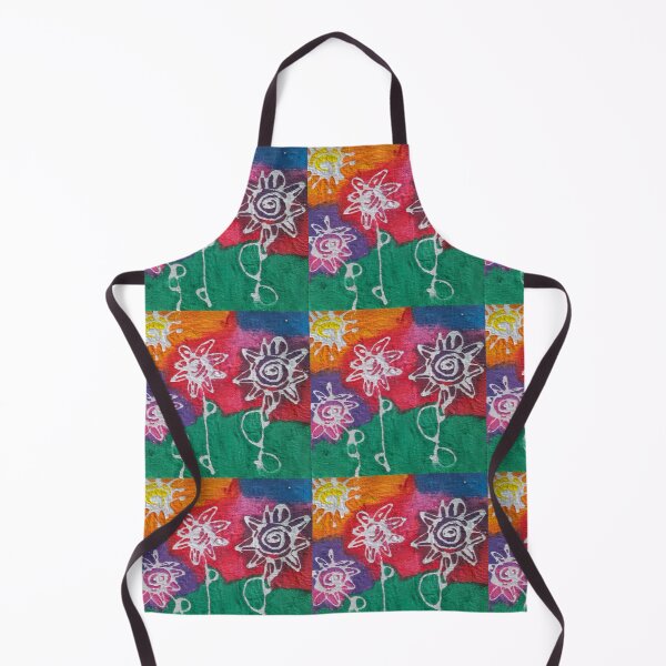 Item preview, Colourful Abstract Flowers designed and sold by WelshStuff.