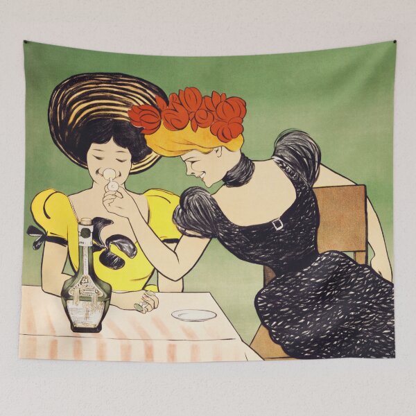 Aperçu de l'œuvre Affiche ancienne La marquisette dessert liqueur (1903) par Leonetto Cappiello créée et vendue par Designedbysm.