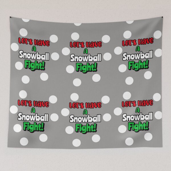 Item preview, Let's have a Snowball Fight! designed and sold by Monique Prince.