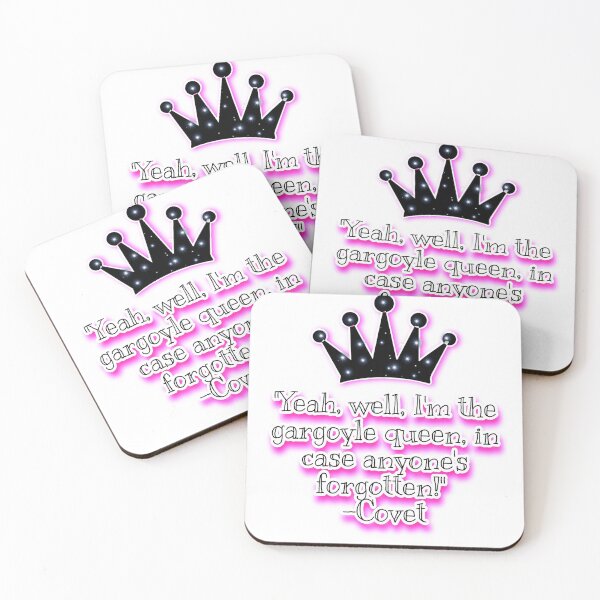 Item preview, Gargoyle Queen Covet quote  designed and sold by Bookish_M_Quotes .