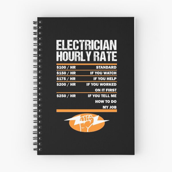 Item preview, Electricians Hourly Rate Lineman Electrician Electricity designed and sold by Nessshirts.